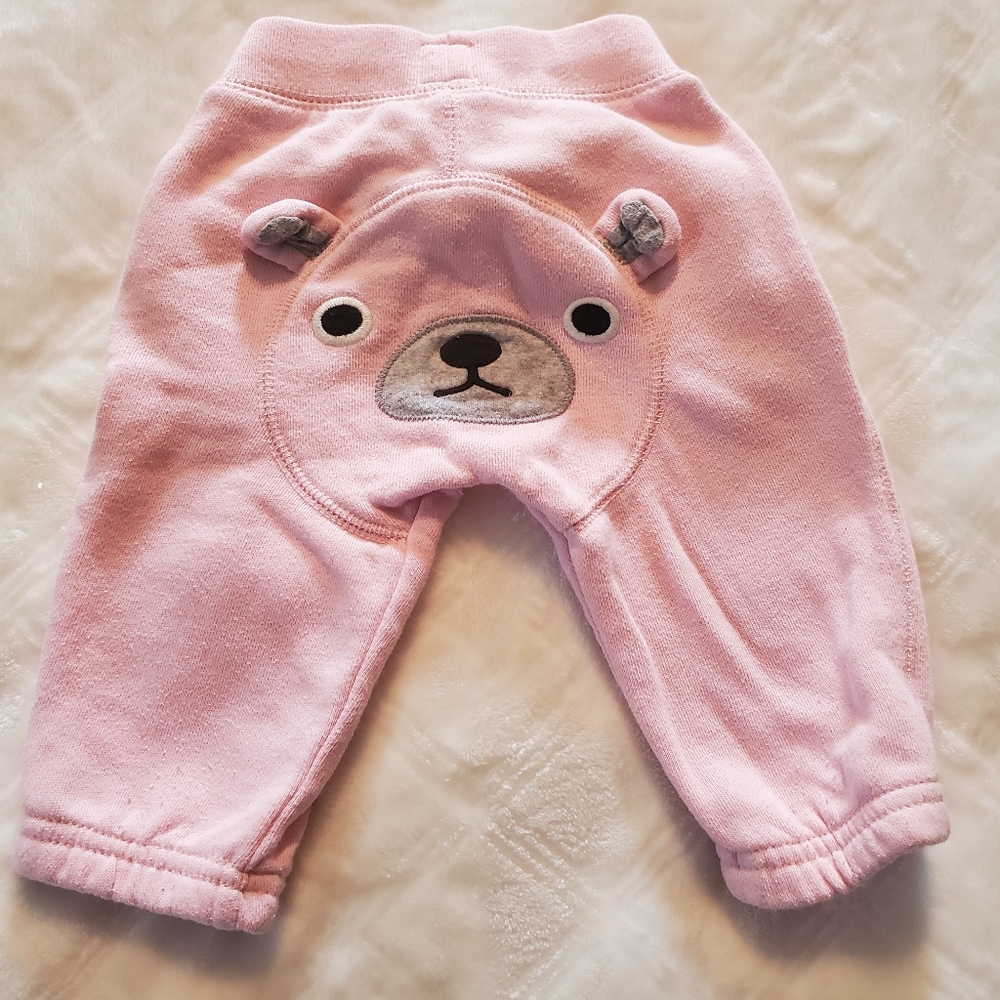 3-6 month bear butt baby gap sweats